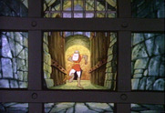 Dragon's Lair for Arcade - The castle gates close behind our hero...