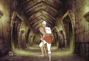 Dragon's Lair for Arcade - Walking down a creepy hallway...