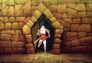 Dragon's Lair for Arcade - Running into the castle...