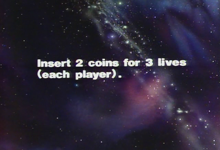 Space Ace Arcade Screenshot: Insert coins to begin!