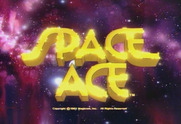 Space Ace for Arcade - Title screen.