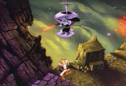 Space Ace for Arcade - Dodge laser fire here.