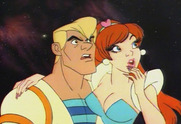 Space Ace for Arcade - Part of the attract sequence.