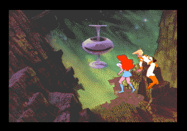 Space Ace Sega CD / Mega-CD Screenshot: Game start.
