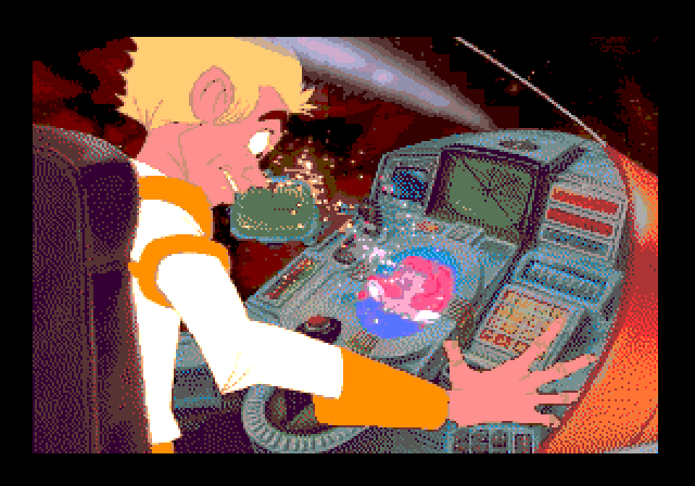 Space Ace Sega CD / Mega-CD Screenshot: Time to rescue Kimmy!