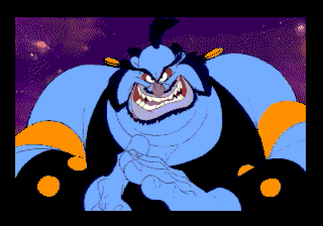 Space Ace Sega CD / Mega-CD Screenshot: Borf laughs when you lose a life...