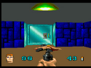 Wolfenstein 3D for Atari Jaguar - One enemy down...