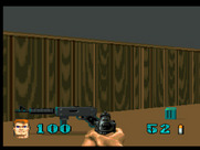 Wolfenstein 3D for Atari Jaguar - Pick up a new weapon and some recovery items...
