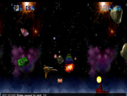 Trevor McFur in the Crescent Galaxy for Atari Jaguar - Even more enemies appear within the asteroids...