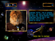 Trevor McFur in the Crescent Galaxy for Atari Jaguar - Heads-up, we're entering the first sector!