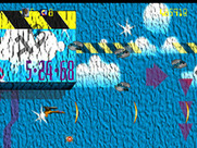 Trevor McFur in the Crescent Galaxy for Atari Jaguar - This next area is quite colorful...