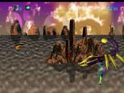 Trevor McFur in the Crescent Galaxy for Atari Jaguar - A giant scorpion! Look out...