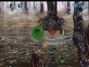 Trevor McFur in the Crescent Galaxy for Atari Jaguar - Equipped with a temporary shield.