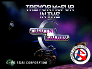 Trevor McFur in the Crescent Galaxy for Atari Jaguar - Title screen.