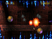 Trevor McFur in the Crescent Galaxy for Atari Jaguar - Destroyed by spiders!