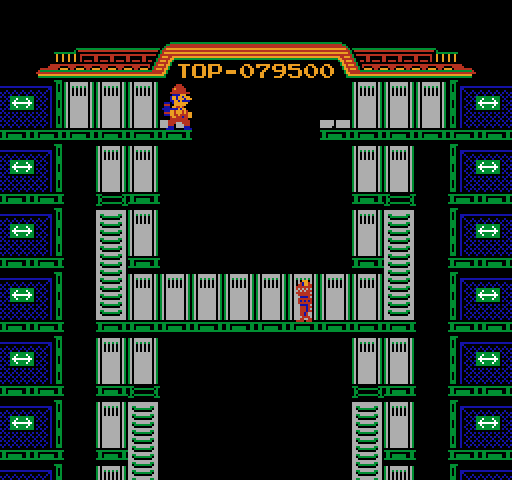Wrecking Crew NES / Famicom Screenshot: This level looks tricky...
