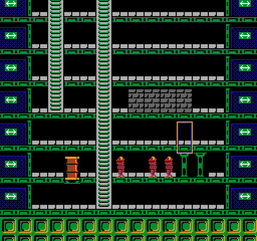 Wrecking Crew NES / Famicom Screenshot: Placing things in my own level with the level designer.