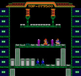 Wrecking Crew for NES / Famicom - Uh oh, I'm trapped!