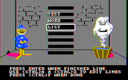 Wizard of Id's WizType for IBM PC/Compatibles - Create your own word list to type.