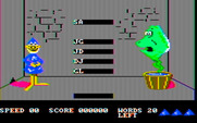 Wizard of Id's WizType for IBM PC/Compatibles - Game start.