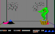 Wizard of Id's WizType for IBM PC/Compatibles - The wizard turns into a pile of ashes when you don't type fast enough.