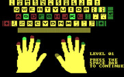 Wizard of Id's WizType for IBM PC/Compatibles - The drill mode provides some typing guidance.