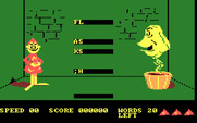 Wizard of Id's WizType for IBM PC/Compatibles - Game start.
