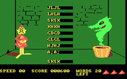 Wizard of Id's WizType for IBM PC/Compatibles - Some longer words to type...