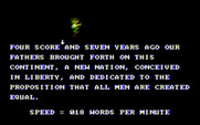 Wizard of Id's WizType for IBM PC/Compatibles - The guy on the pogo stick helps keep pace.