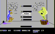 Wizard of Id's WizType for IBM PC/Compatibles - Poof! Letters disappear as you type them...