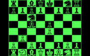 Bluebush Chess for IBM PC/Compatibles - A few moves have been played.