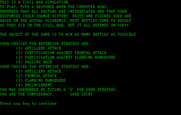 Civil War for IBM PC/Compatibles - Game start.