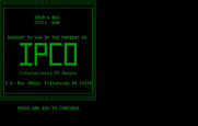 Civil War for IBM PC/Compatibles - Title screen.