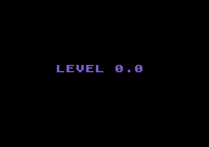 Buck Rogers: Planet of Zoom Atari 5200 Screenshot: Ready to start level 0.0?