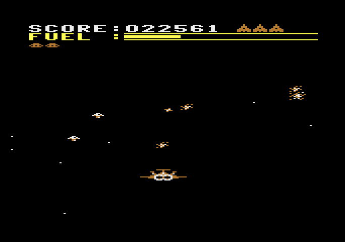 Buck Rogers: Planet of Zoom Atari 5200 Screenshot: Some opponents destroyed, more to go...
