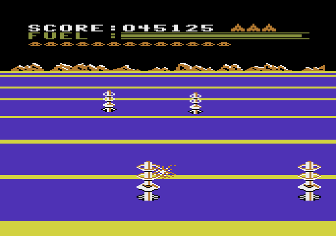 Buck Rogers: Planet of Zoom Atari 5200 Screenshot: Oops, I crashed!