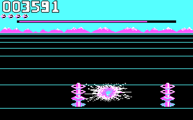 Buck Rogers: Planet of Zoom IBM PC/Compatibles Screenshot: We have a crash!