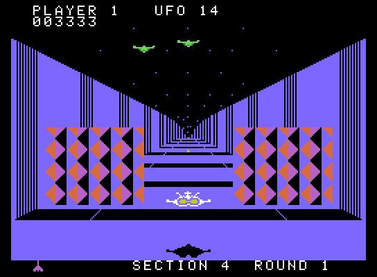 Buck Rogers: Planet of Zoom ColecoVision Screenshot: Don't crash into the walls...
