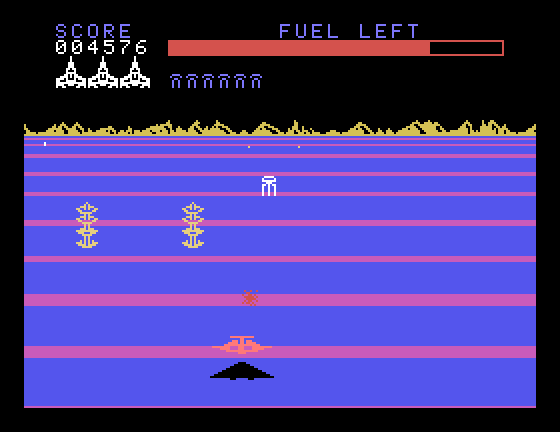 Buck Rogers: Planet of Zoom TI-99/4A Screenshot: Incoming aliens...