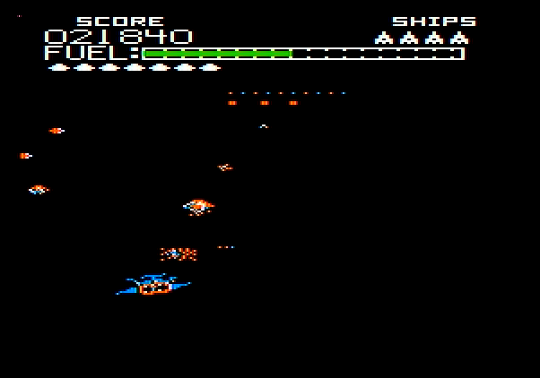 Buck Rogers: Planet of Zoom Apple II Screenshot: Enemy destroyed!