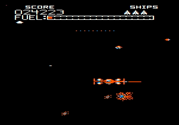 Buck Rogers: Planet of Zoom Apple II Screenshot: I've been hit!