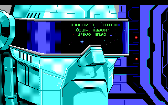 Space Quest III: The Pirates of Pestulon IBM PC/Compatibles Screenshot: As always, Roger is in trouble.