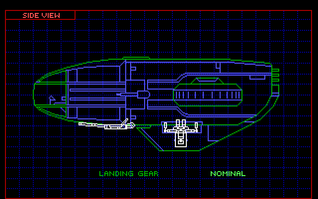Space Quest III: The Pirates of Pestulon IBM PC/Compatibles Screenshot: Ship status report.