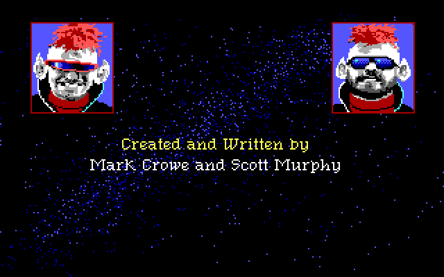 Space Quest III: The Pirates of Pestulon IBM PC/Compatibles Screenshot: Part of the credits.