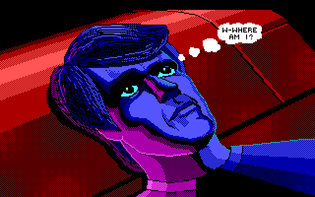 Space Quest III: The Pirates of Pestulon IBM PC/Compatibles Screenshot: Where am I?