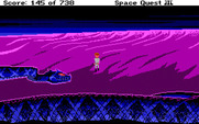 Space Quest III: The Pirates of Pestulon for IBM PC/Compatibles - A deadly looking snake...