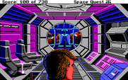 Space Quest III: The Pirates of Pestulon for IBM PC/Compatibles - Roger survey's the ship.