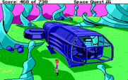 Space Quest III: The Pirates of Pestulon for IBM PC/Compatibles - This planet seems serene...