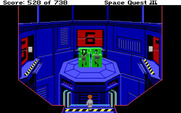 Space Quest III: The Pirates of Pestulon for IBM PC/Compatibles - The Two Guys From Andromeda are trapped in jello!