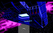 Space Quest III: The Pirates of Pestulon for IBM PC/Compatibles - Roger is beamed aboard a garbage freighter.